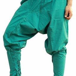 Solid Cotton Men Harem Pants-image-97