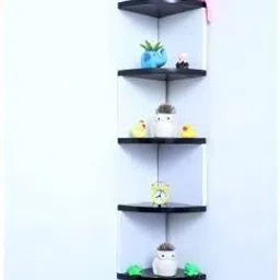 Wooden Zigzag Corner Wall Shelf 100% Good Quality for Multi Purpose Wall Shelf Wooden, MDF (Medium Density Fiber) Wall Shelf-image-60