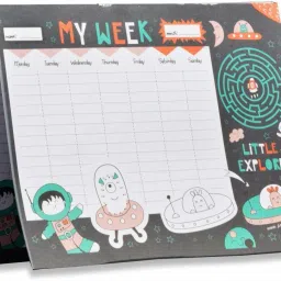 flipkart smartbuy Planner Writing Pad Explorer Activity Notepad for Daily, Weekly to Do List A4 Planner RULING 50 Pages image 3