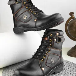 Black Casual Boots For Men Boots For Men-image-99