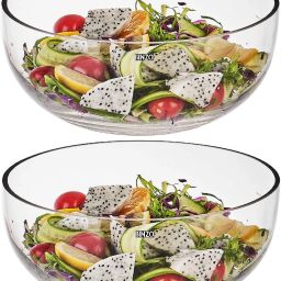 Glass Mixing Bowl Big 9 Inch 2500 ml, Bowl for Mixing, Pasta, Cereal, Salad,-image-84