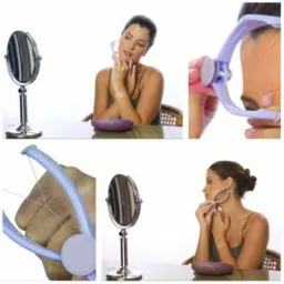 AKSHAR4u Eyebrow Face and Body Hair Threading and Removal System Tweezers, Non Trimmer 45 min Runtime 4 Length Settings image 4