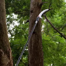 Professional Tree Saw With Hook Rust Resistance Sharp Teeth Blades AASONS Double hook long reach Pruning Saw With Pole Fixing Slot Branch Cutter Bypass Pruner image 3
