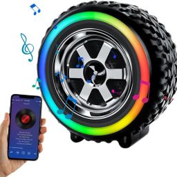 COREGENIX RGB TYRE Wireless Bluetooth Speaker, 10H Playtime with USB, SD Card, FM, Call 10 W Bluetooth Speaker-20