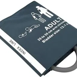 MediTools Reusable NIBP Adult Cuff With Single Tube Size 25-35 Cm Compatible C4 Bp Monitor Cuff-0