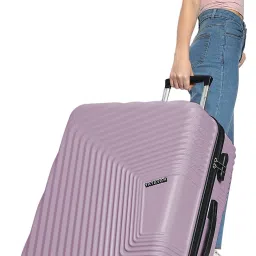 Large Check-in Suitcase (76 cm) 4 Wheels - Monaco Scratchproof 360Degree Rotating Latest Design Trolley Bag - Purple-image-19