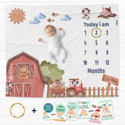 Printed Single Crib Baby Blanket for AC Room-image-85