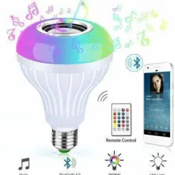 Jany creation Smart Led Bulb With Bluetooth Connectivity And Rgb Light Plus Surrounding Sound Speaker In-Built For Musical Environment Of Home Smart Bulb image 3