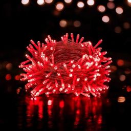 40 LEDs 11 m Red Steady String Rice Lights-image-81
