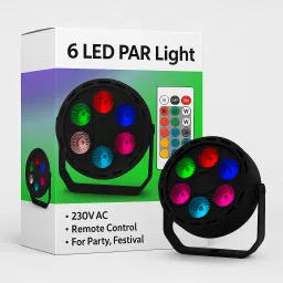 LED Light for Diwali Decoration | RGB PAR Light with Remote Control Single Disco Ball-picture-18