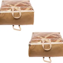 ANNORA INTERNATIONAL Blanket Cover Designer Transparent Storage Organizer Blanket Cover Bag Cotton Laundry Bag-picture-20