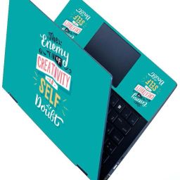 Anweshas HD Printed Full Panel Laptop Skin Sticker Vinyl Fits Size Upto 15.6 inches No Residue, Bubble Free - Self Doubt Stretchable Vinyl - Easily Cover Corners Laptop Decal 15.6-image-58