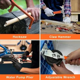 fludder 12V Cordless Drill Set Kit,Tool Kit for Home,Tool Sets,Tool Kit with Power drill Hand Tool Kit image 4