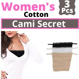 Women Beige, Black, White Mock Camisole-82