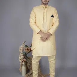 AMZIRA Solid Sherwani-image-47