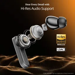 boat Airdopes 800 HiDef, Hi-Res LDAC, Adv 4Mic AI-ENx, App Support, Fast Charge, IPX5 Bluetooth Headset image 3