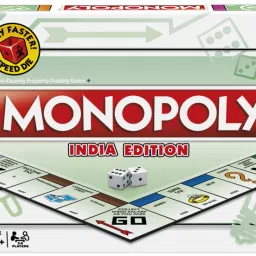 India Edition Board Game for Families and Kids Ages 8 and Up, Classic Gameplay Money & Assets Board Game-12