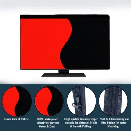 GUTSAV SALES ® COMPUTER COVER 3 SET COVER 20.8 for 21.8 inch MONITER, KEYBOARD, CPU - COMPUTER COVER FULL SET 21.8 INCH image 2