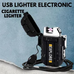 Explorer USB Cigaratte Lighter, Windproof Flameless ARC Rechargeable LighterA346 Explorer USB Cigaratte Lighter, Windproof Flameless ARC Rechargeable LighterA346 Pocket Lighter-picture-26