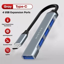 Bestor C Multiport Adapter for MacBook Pro Air 2021 2020 31C 4-in-1 4Port USB Hub image 5