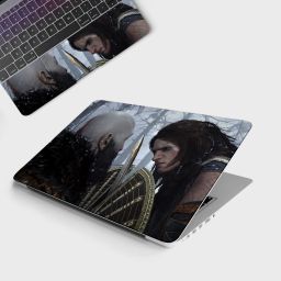 Yuckquee KRATOS AND FREYA Top+Wrist Pad Vinyl Laptop Skin 15.6 Vinyl Laptop Skin Compatible for 15.6 inch-image-90