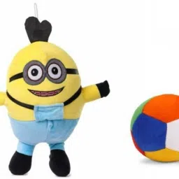 Combo Pack of 2 cute soft toys for baby (Plush Ball, Minion)_ST- 30 cm-4