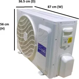 lloyd Clean Air Filter 1.5 Ton 3 Star Split Inverter AC with Wi-fi Connect - White, Grey image 3