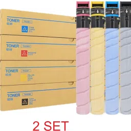 Smart Toner Cartridge TN 328 2 Set Compatible for Konica Minolta Bizhub C250i C300i C360i C7130i Black + Tri Color Combo Pack Ink Toner Powder-image-56