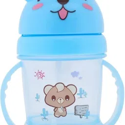 Eco-friendly Baby Water Bottle 280ml With Straw Children Kettle Drinkware-21