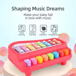2 in 1 Piano and Xylophone Toy with 8 Colorful Keys for Toddlers and Kids-24