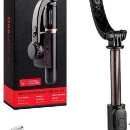 Jaggo Lal Black Sleek Q08 Gimbal 3 Axis Gimbal for Mobile, Camera-24