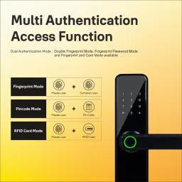 Yale YDME 50 NxT with Biometric, Mech Keys, Alarm Feature Smart Door Lock image 3