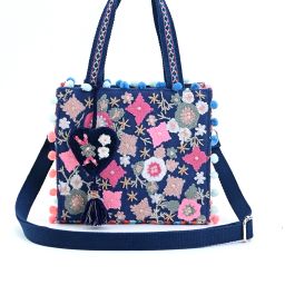 Women Blue Messenger Bag-image-64