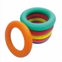 Dotted Rubber Tennikoit Ring (Pack of 6 ) Rubber Tennikoit Ring-image-38