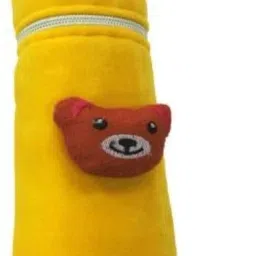 New Born Baby Soft Velvet Milk Feeding Bottle Zip Cover with Attractive Cartoon on The Front Suitable for 240ml-picture-2