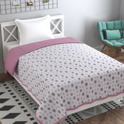 Purple Floral 80 GSM Single Bed Dohar by Florida-picture-40