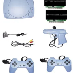 COUNTACH 12 Classic TV Game Console Inbuilt Game Contra, Super Mario Bros with 2 Cassette NA GB with Contra, Super Mario Bros, F1 Race, Cricket Game-image-86