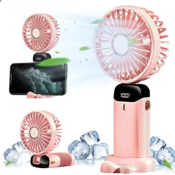 Sasimo Mini Handheld Fan, Portable Fan USB Rechargeable, Small Pocket Fan Cooling Mini Portable Hand Fan 3 Speed mode Build-in Battery Rechargeable-Fan USB Fan-17