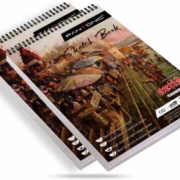 A5 Top Spiral-Bound Sketchpad for Artists | Sketching and Drawing Paper Doodling Sketch Pad-17