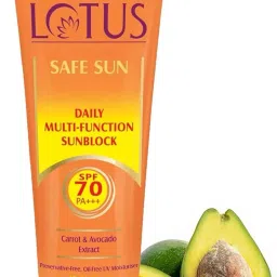 Sunscreen - SPF 70 PA+++ Safe Sun Daily Multi Function Sunscreen SPF 70 60g-11