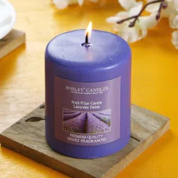 Lavender Fields Fragrance Soy & Paraffin Wax Candles|45 Hours Burn Time|3 Inch Candle-image-10