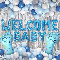 groovy dudz New Born Baby Welcome Decorations for Boys-picture-39
