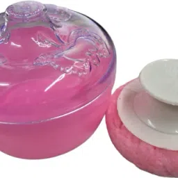 Soft Feel Baby Powder Puff - BPA Free | Box With Soap Box-0