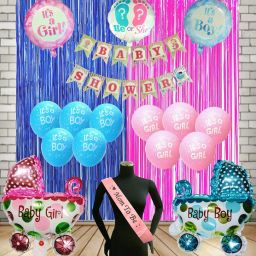 Printed baby shower party decoration kit Mom To Be Photo Shoot Item Set Balloon-image-31