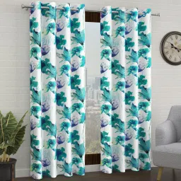 215 cm (7 ft) Polyester Semi Transparent Door Curtain (Pack Of 2)-image-27