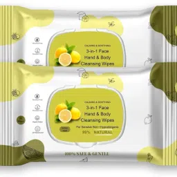 Unisex Extra Cool Cleaning, Sanitizing Wet Wipes ,Makeup Remover Facial Tissues-image-98