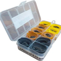 10-Pack Multicolor Replacement Flat Bands | 20CM | 0.75MM & 1MM | Durable Latex Slingshot-image-8