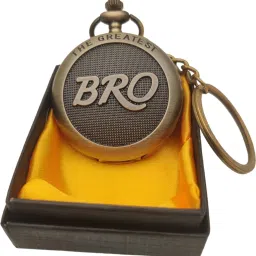 Tiny Tim The Greatest Bro Pocket-Watch Antique Gandhi Style Metallic Key Chain Best Gift Antique The Greatest Bro Pocket Watch Keychain Bronze Metal Pocket Watch Chain-picture-15