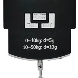 texla 50 Kg Digital LCD Display Pocket Portable Hanging Weighing Scale (Black) Weighing Scale-32