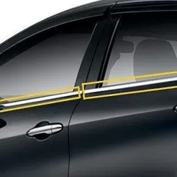 ds enterprise Lower Window Garnish Chrome for Mahindra Xuv 3XO All Models Chrome MAHINDRA XUV Side Garnish image 5